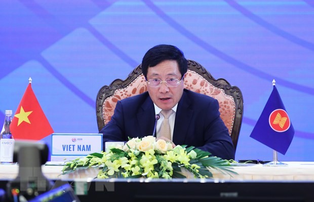 Phó Thủ tướng Chính phủ, Bộ trưởng Ngoại giao Phạm Bình Minh. (Nguồn: TTXVN)