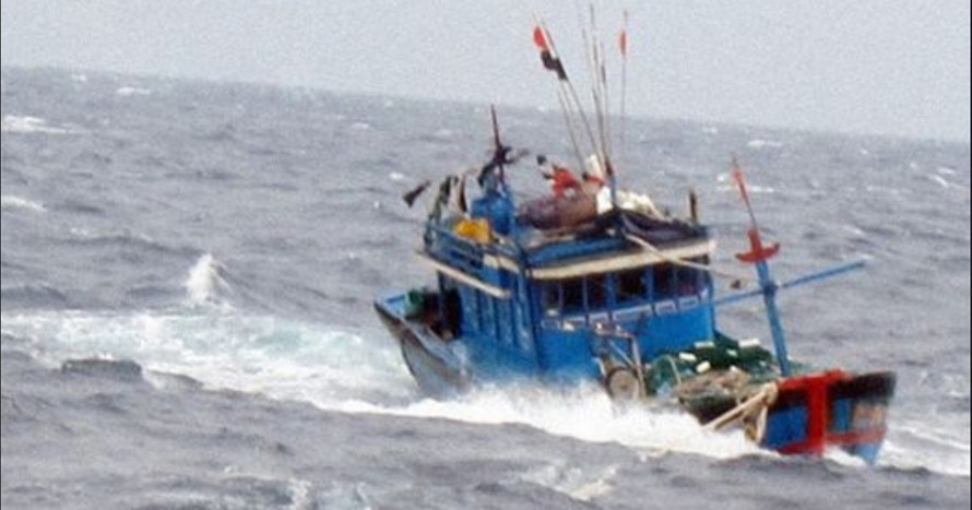 Hiện chưa tìm kiếm được 02 tàu cá bị nạn cùng 26 thuyền viên mất tích. Ảnh minh họa.