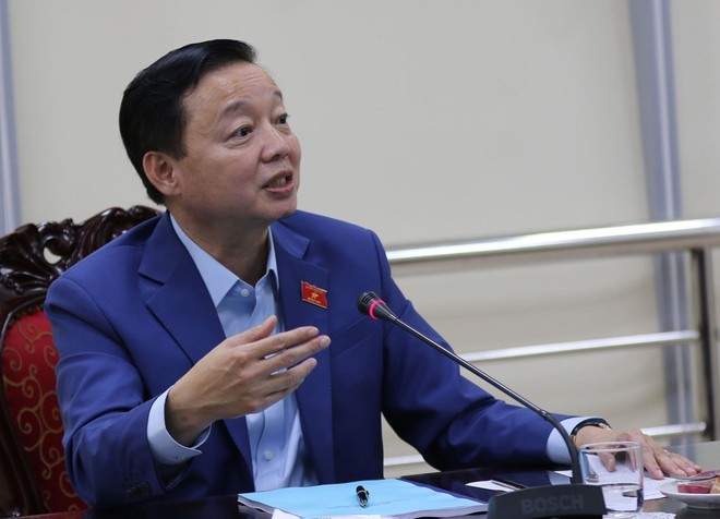 "Quy định đăng ký là không cần thiết, nên bỏ đi!" - Bộ trưởng TN&MT Trần Hồng Hà. Ảnh: Thanh Niên.