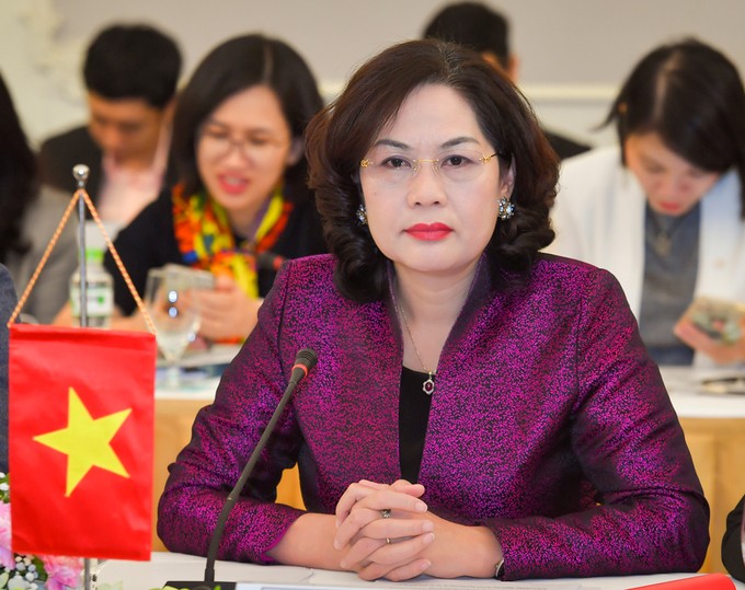 Bà Nguyễn Thị Hồng trở thành nữ thống đốc Ngân hàng Nhà nước đầu tiên. Ảnh: SBV.