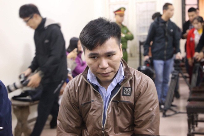 Bị cáo Châu Việt Cường tại phiên toà ngày 07/03