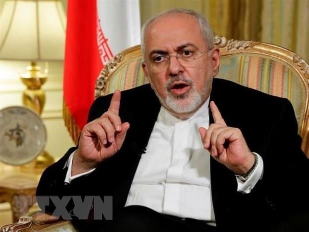 Ngoại trưởng Iran Mohammad Javad Zarif phát biểu tại Tehran. (Ảnh: IRNA/TTXVN)