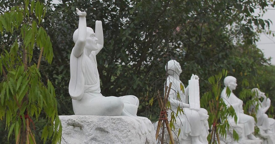 Báo cáo khẩn vụ 16 pho tượng la hán bị đập phá trong chùa tại Hà Nội