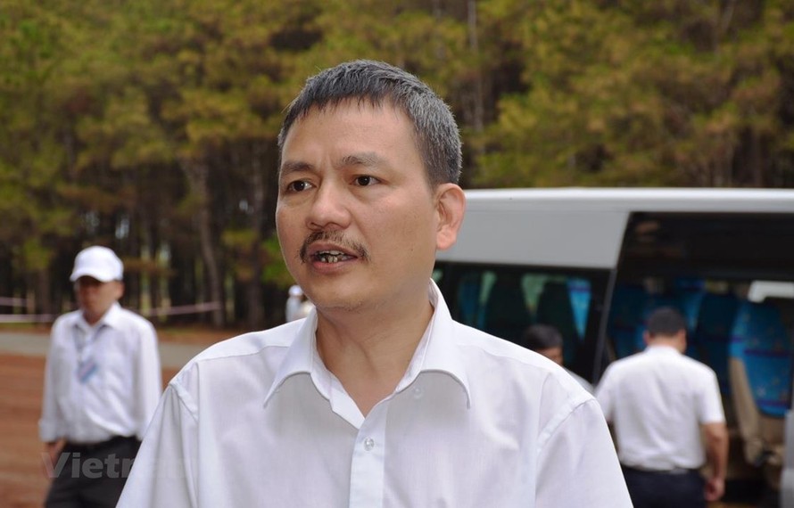 Ông Lại Xuân Thanh, Chủ tịch Hội đồng thành viên Tổng Công ty Cảng hàng không Việt Nam. (Ảnh: Việt Hùng/Vietnam+)