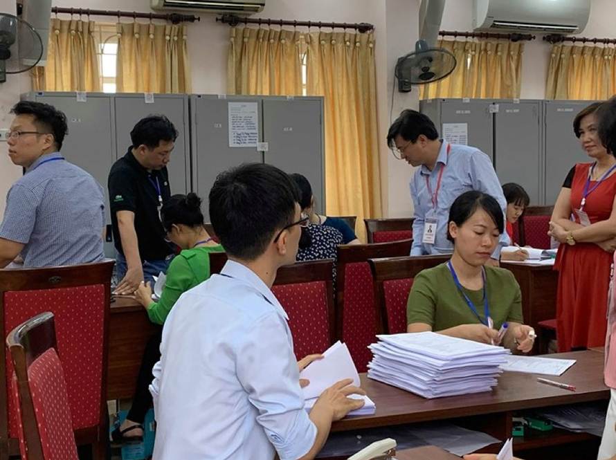 Bộ GD-ĐT tổ chức nhiều đoàn kiểm tra công tác chấm thi tại các địa phương trên cả nước
