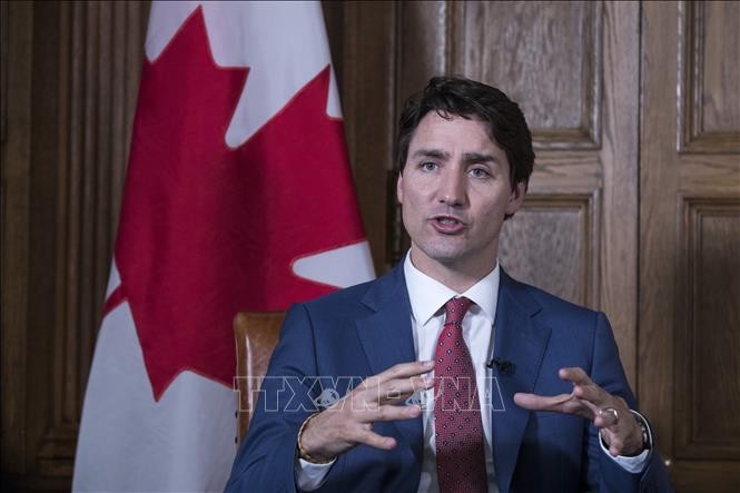 Thủ tướng Canada Justin Trudeau ngày 11/9 tuyên bố giải tán Quốc hội. Ảnh: AFP/TTXVN