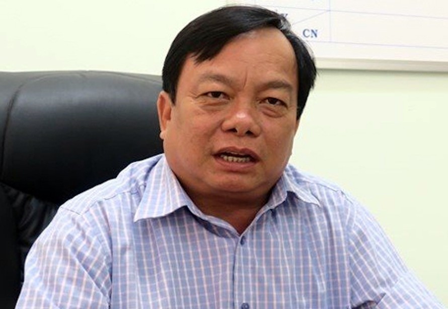 Ông Trần Hoàng Khôi tại phòng làm việc hồi tháng 4/2019