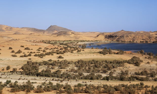 Hồ Nasser ở Dakka, Ai Cập, nơi từng là lãnh thổ của đế chế Neo-Assyria. Ảnh: Alamy.