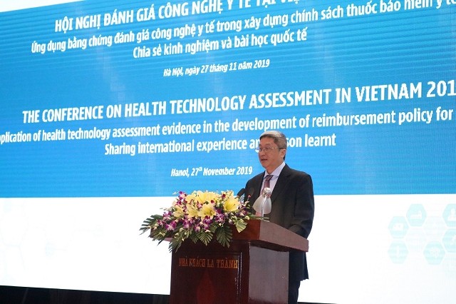 PGS, TS Nguyễn Trường Sơn, Thứ trưởng Y tế phát biểu tại hội nghị.