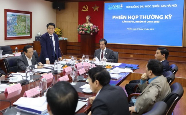 Phiên họp Hội đồng Đại học Quốc gia Hà Nội