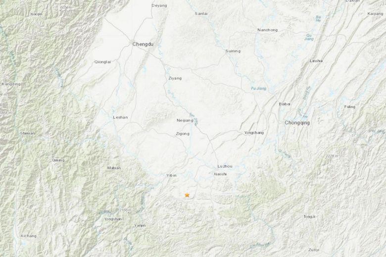 Trận động đất mạnh 5,1 độ richter xảy ra vào rạng sáng 3/2 (giờ Trung Quốc).