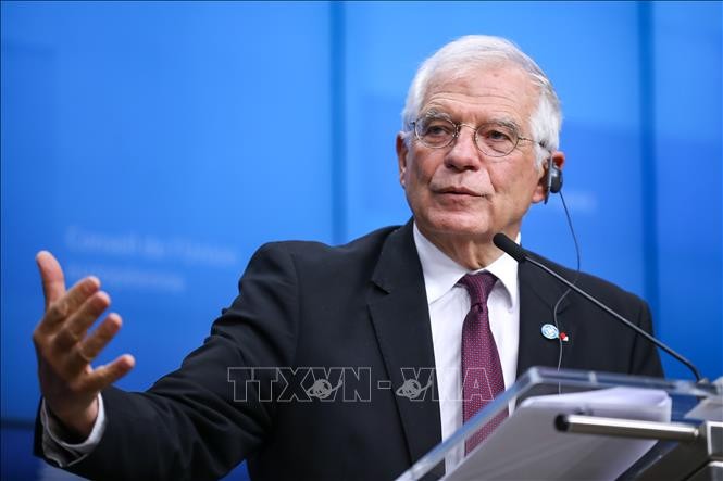 Đại diện cấp cao của Liên minh châu Âu (EU) phụ trách chính sách an ninh và đối ngoại Josep Borrell. Ảnh: THX/TTXVN