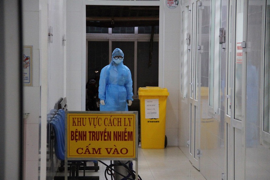 Khu vực cách ly điều trị theo dõi cho những bệnh nhân nghi nghiễm nCoV tại Bệnh viện đa khoa tỉnh Thanh Hóa.