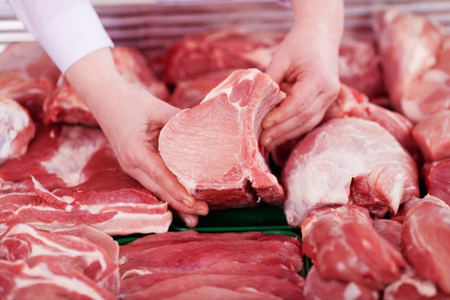 Hai tháng đầu năm nay, lượng thịt lợn nhập khẩu tăng 150% so với cùng kỳ năm ngoái
