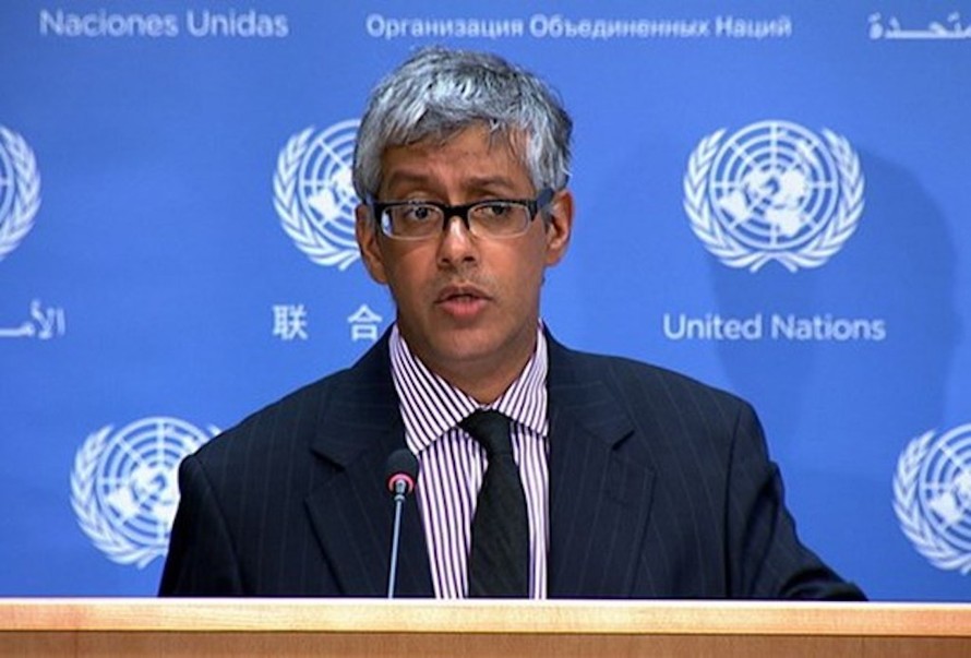 Phó phát ngôn viên của Tổng thư ký Liên hợp quốc Farhan Haq. (Nguồn: UN)