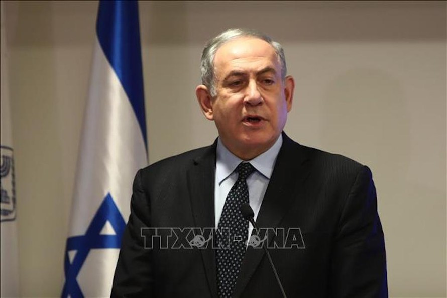 Ông Benjamin Netanyahu phát biểu tại cuộc họp báo ở Jerusalem ngày 4/3/2020. Ảnh: AFP/TTXVN