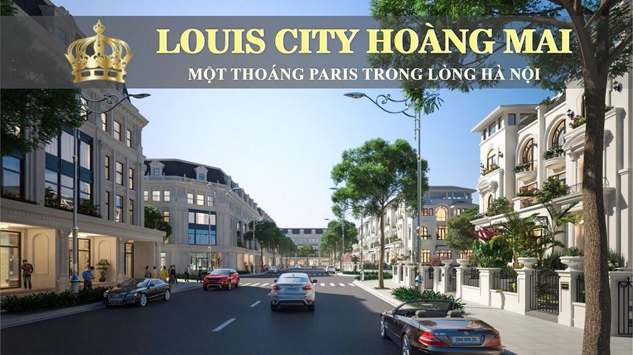 Phối cảnh dự án Louis City Hoàng Mai.
