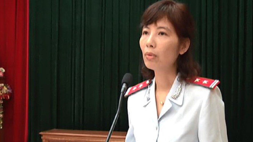Bà Nguyễn Thị Kim Anh trước khi bị bắt