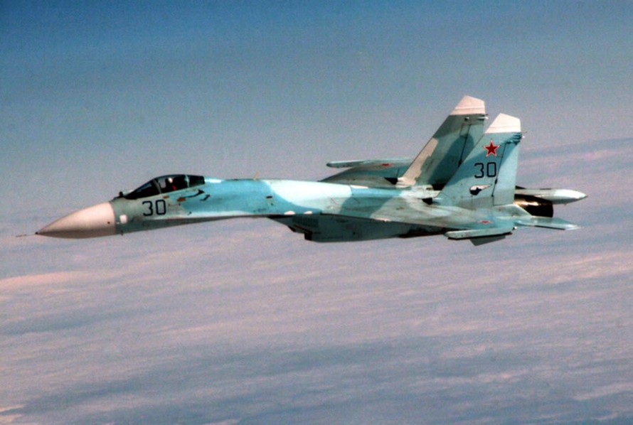 Máy bay chiến đấu Su-27 của Nga. Ảnh: Airlive