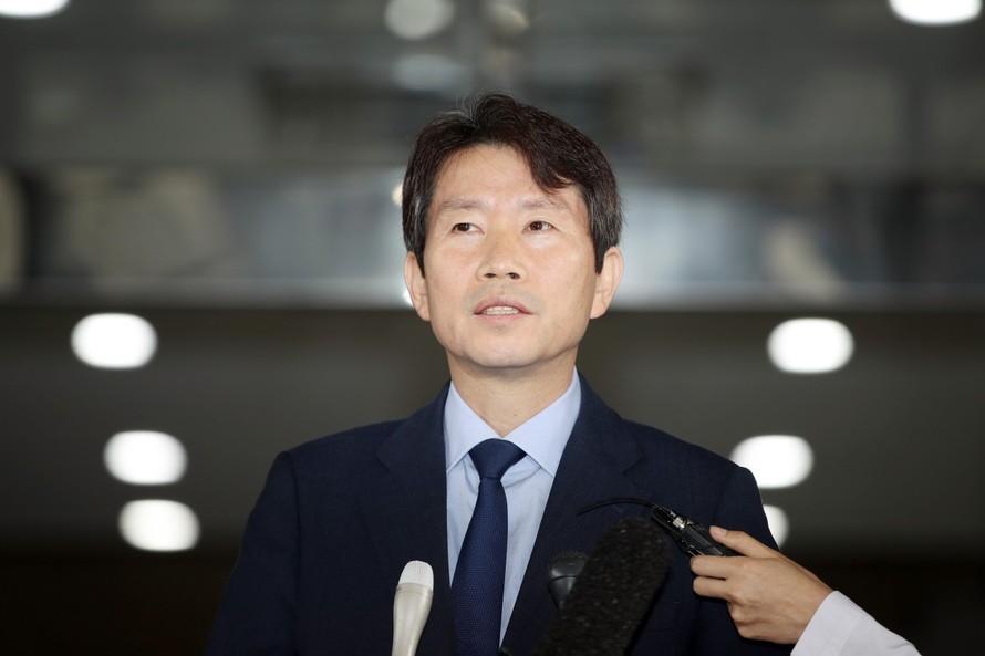 Bộ trưởng Thống nhất Hàn Quốc Lee In-young. 