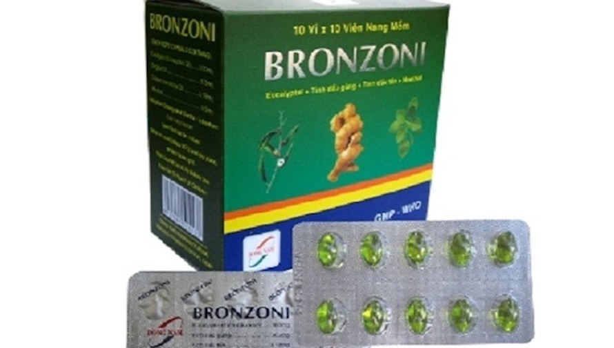 Viên nang mềm Bronzoni bị thu hồi vì không đạt tiêu chuẩn chất luợng.