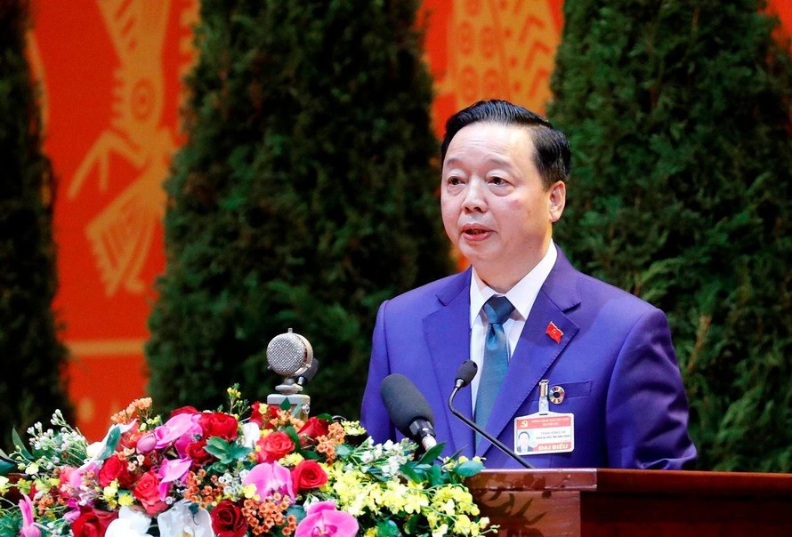 Đồng chí Trần Hồng Hà, Ủy viên Trung ương Đảng, Bộ trưởng Bộ Tài nguyên và Môi trường