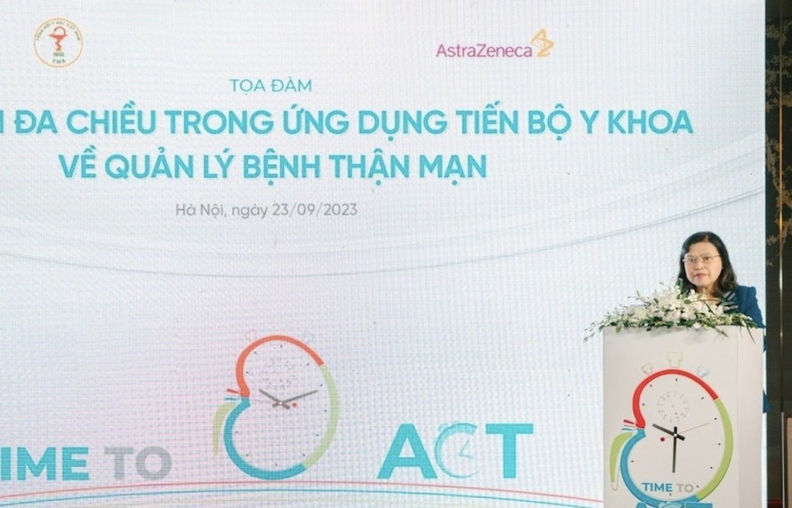 PGS.TS Nguyễn Thị Xuyên - Chủ tịch Tổng hội Y học Việt Nam cho biết thực tế hiện nay gánh nặng toàn cầu của bệnh thận mạn đang gia tăng nhanh chóng.