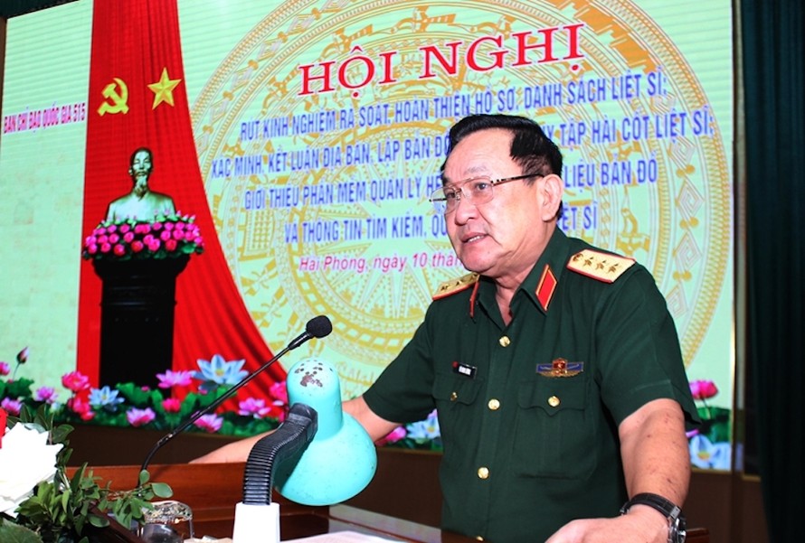 Thượng tướng Võ Minh Lương phát biểu kết luận tại Hội nghị.