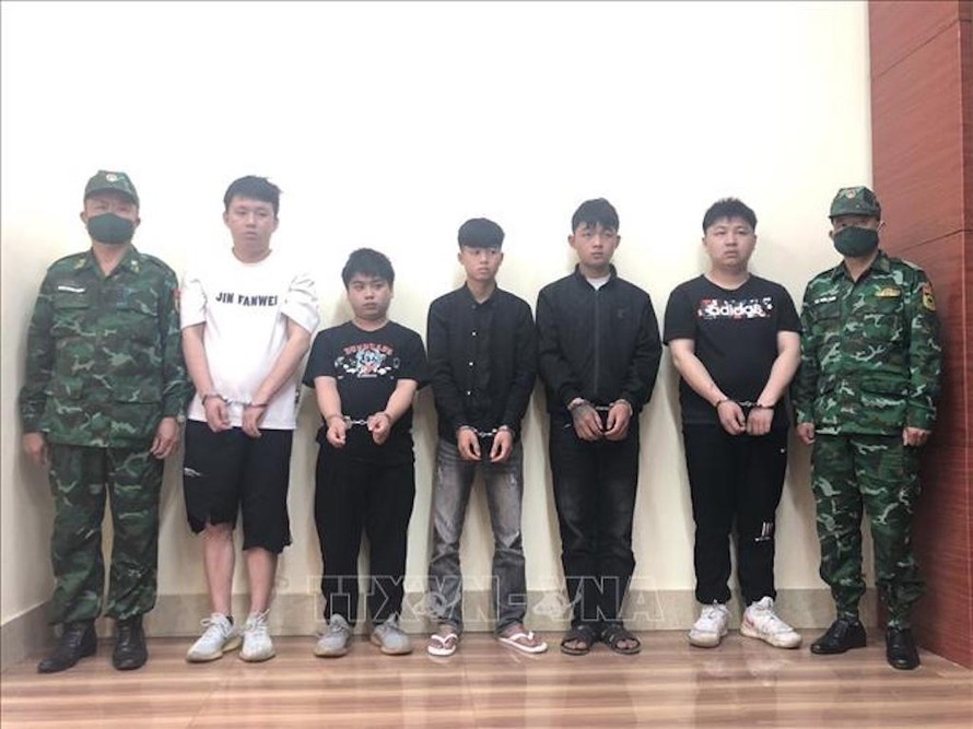 Các đối tượng có hành vi đưa người nhập cảnh trái phép bị Bộ đội Biên phòng Quảng Ninh bắt giữ.