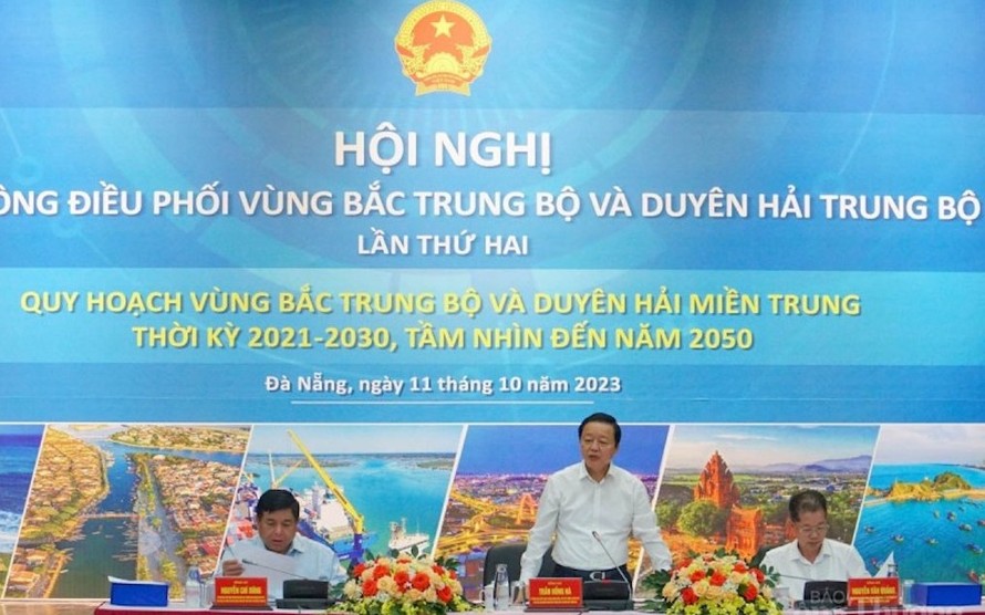 Phó Thủ tướng Trần Hồng Hà chủ trì Hội nghị Hội đồng điều phối vùng Bắc Trung Bộ và Duyên hải Trung Bộ lần thứ 2.