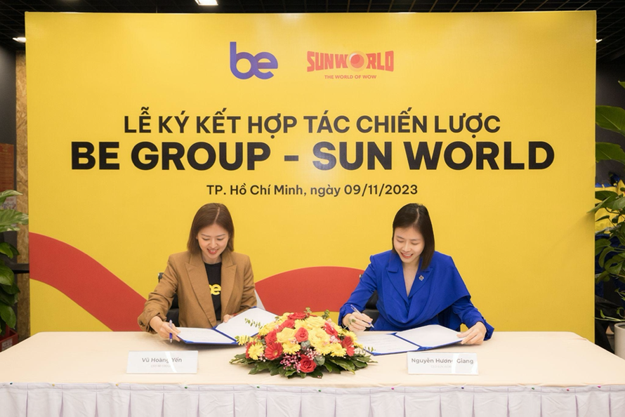 Lễ ký kết hợp tác chiến lược giữa Be Group và Sun World