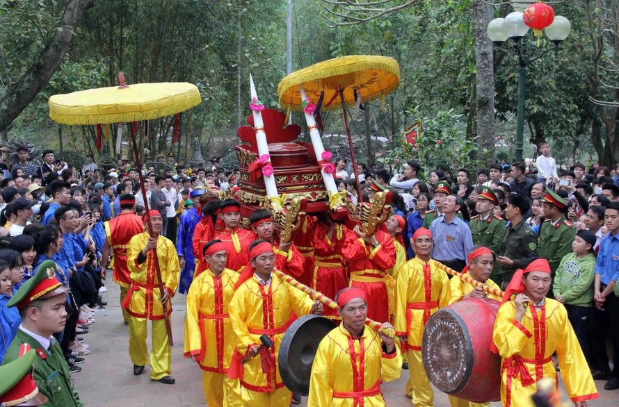 Lễ hội đền Sóc ở xã Phù Linh, huyện Sóc Sơn, TP Hà Nội là một trong những lễ hội lớn ở nước ta. (Ảnh minh hoạ)