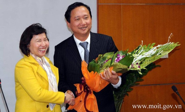 Bà Hồ Thị Kim Thoa được xác định có vi phạm, khuyết điểm trong việc đồng ý với đề xuất tiếp nhận, bổ nhiệm Trịnh Xuân Thanh.