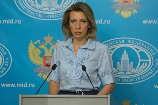 Bà Maria Zakharova, người phát ngôn Bộ Ngoại giao Nga. Ảnh: GETTY