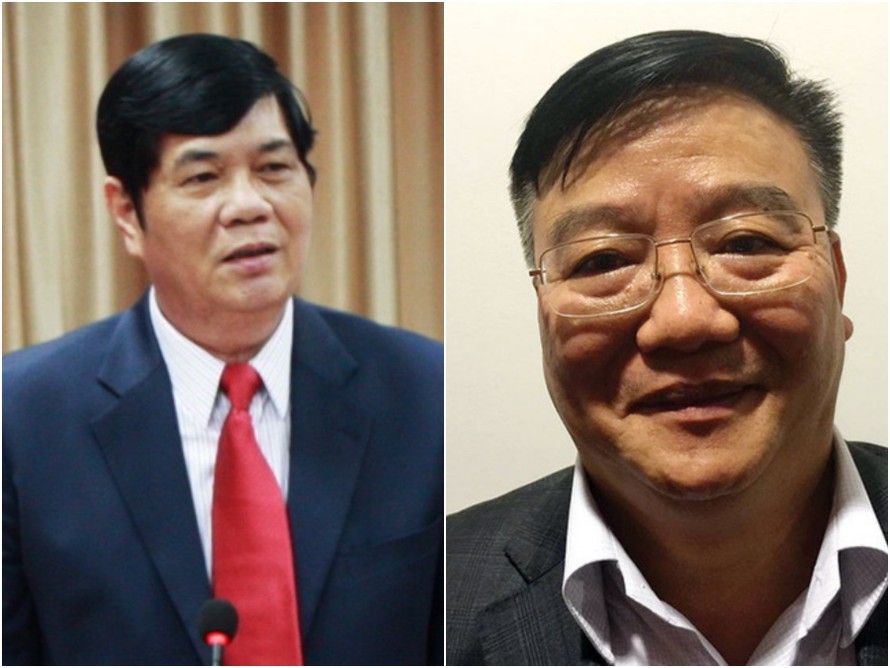 Ban Bí thư quyết định thi hành kỷ luật với ông Nguyễn Phong Quang (trái) và Nguyễn Anh Dũng vì những vi phạm nghiêm trọng.