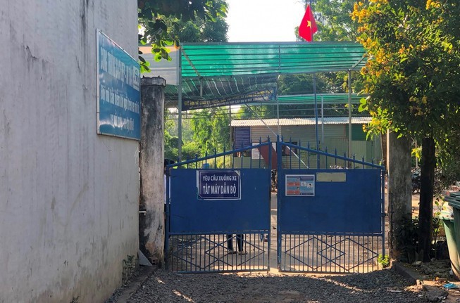 Trường THPT Vĩnh Xương, An Giang, nơi xảy ra sự việc.(Ảnh: Tiền phong)