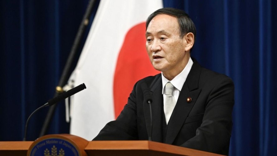 Thủ tướng Nhật Bản Yoshihide Suga. Ảnh: Kyodo News