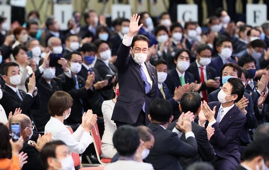 Chiến thắng trong cuộc bầu cử LDP, ông Kishida Fumio trở thành Chủ tịch đảng này và khả năng tiếp quản vị trí Thủ tướng Nhật Bản ngày 4/10 tới. (Nguồn: Japan Forward)