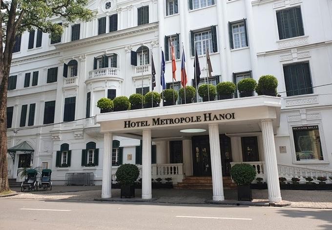 Khách sạn Metropole tại Hà Nội. (Ảnh: VOV)