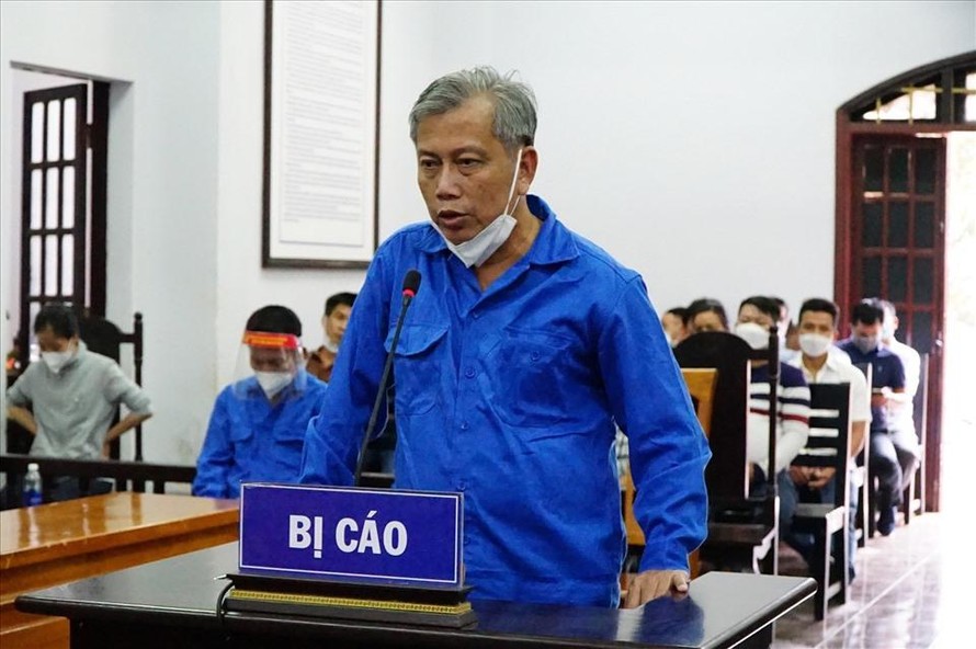 “Trùm” xăng giả Trịnh Sướng bị Tòa án nhân dân tỉnh Đắk Nông tuyên phạt mức án 12 năm tù. (Ảnh: Bảo Lâm)