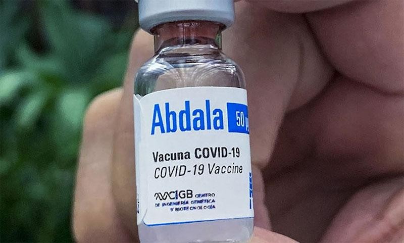 Vaccine phòng Covid-19 Abdala do Cuba sản xuất. Ảnh: BioCubaFarma