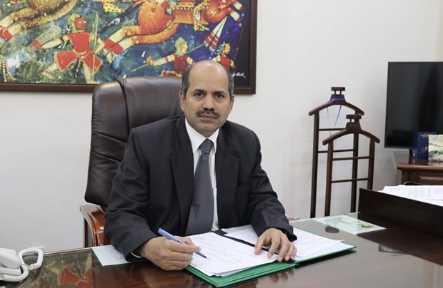 Đại sứ Ấn Độ tại Việt Nam Sandeep Arya (Nguồn: Đại sứ quán Ấn Độ tại Việt Nam)