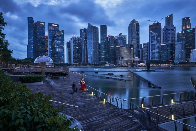 Một khu nhà cao cấp tại Singapore. (Ảnh: Bloomberg)