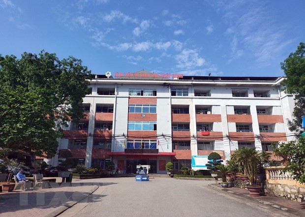 Toàn cảnh Bệnh viện Đa khoa tỉnh Tuyên Quang. (Ảnh: Vũ Quang Đán/TTXVN)