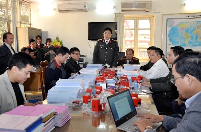 Công an Thành phố Hà Nội đã phối hợp với Cục Thuế Thành phố Hà Nội thông tin vụ triệt phá thành công đường dây thành lập công ty “Ma” 