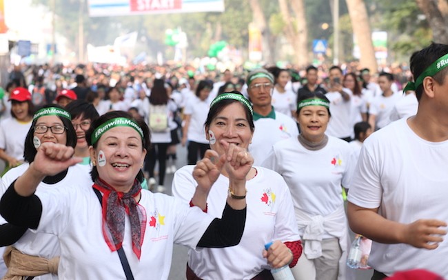 Gần 500 nhân viên Manulife dẫn đầu ‘Cuộc chạy vì trẻ em Hà Nội’