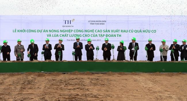 Tập đoàn TH khởi công dự án 3000 tỷ đồng tại Thái Bình