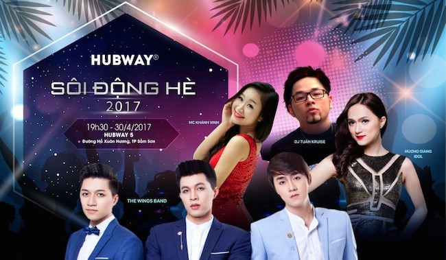 Hương Giang Idol “thả dáng” tại Hubway Sầm Sơn