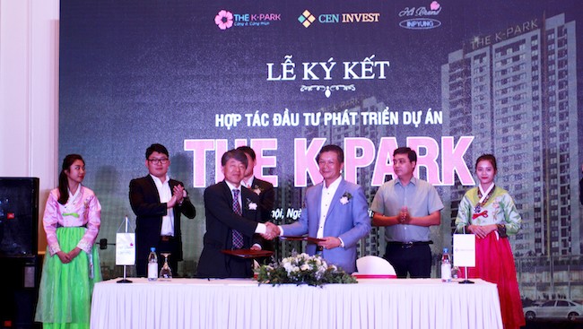 The K - Park là dự án đầu tiên hai đơn vị hợp tác đầu tư phát triển.