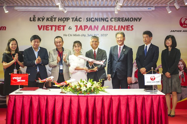 Japan Airlines và Vietjet hợp tác toàn diện, mở rộng mạng bay 
